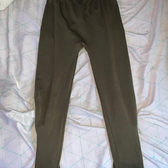 Green leggings - Picture 2 of 3